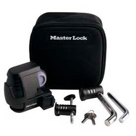 Master Lock Company 3794DAT Master Lock® Coupler lock, Bent Pin Receiver Lock (5/8" & 1/2") W/Coupler Latch Lock image.
