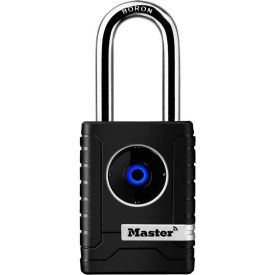 Master Lock Company 4401LHEC Master Lock® No. 4401LHEC Business Applications Bluetooth Outdoor Padlock - 2" Shackle - Black image.