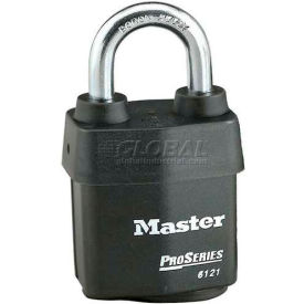 Master Lock Company 6121KA Master Lock® No. 6121KA High Security Steel Weather Resistant Covered Laminated Padlocks image.