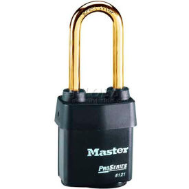 Master Lock Company 6121KABLJ Master Lock® No. 6121KABLJ High Security Steel Weather Resistant Cvrd Laminated Padlocks image.