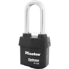 Master Lock Company 6125KALJ Master Lock® No. 6125KALJ High Security Steel Weather Resistant Covered Laminated Padlocks image.