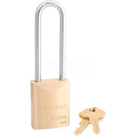 Master Lock Company 6830KALT Master Lock® No. 6830KALT High Security Brass Solid Body Padlocks image.