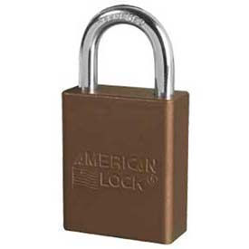 Master Lock Company A1105BRN American Lock® No. A1105BRN Solid Aluminum Rectangular Padlock - Brown image.