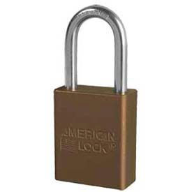 Master Lock Company A1106BRN American Lock® No. A1106BRN Solid Aluminum Rectangular Padlock - Brown image.
