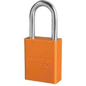 Master Lock Company A1106ORJ American Lock® No. A1106ORJ Solid Aluminum Rectangular Padlock - Orange image.