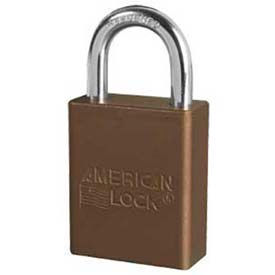 Master Lock Company A1165BRN American Lock® No. A1165BRN Solid Aluminum Rectangular Padlock - Brown image.