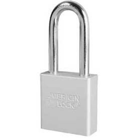 Master Lock Company A1206CLR American Lock® No. A1206CLR Solid Aluminum Rectangular Padlock - Clear image.