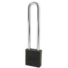 Master Lock Company A1209BLK American Lock® No. A1209BLK Solid Aluminum Rectangular Padlock - Black image.