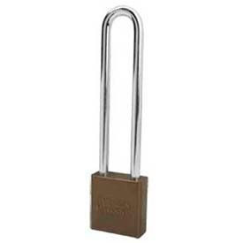 Master Lock Company A1209BRN American Lock® No. A1209BRN Solid Aluminum Rectangular Padlock - Brown image.