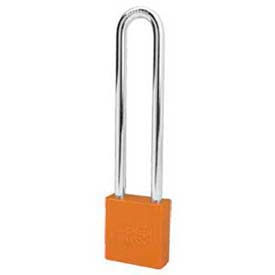 Master Lock Company A1209ORJ American Lock® No. A1209ORJ Solid Aluminum Rectangular Padlock - Orange image.