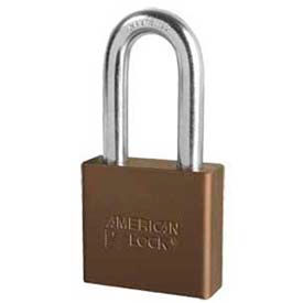 Master Lock Company A1306BRN American Lock® No. A1306BRN Solid Aluminum Rectangular Padlock - Brown image.