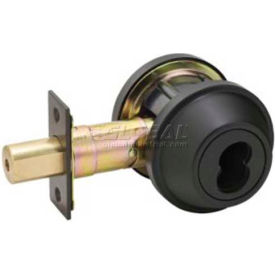 Master Lock Company DSCICSD10B Master Lock® Double Single Deadbolt, Interchangeable Core, Oil Rubbed Bronze image.