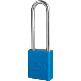 American Lock S1107BLU Aluminum Safety Padlock, 1-1/2