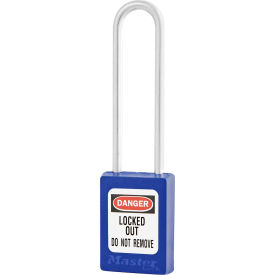 Master Lock Thermoplastic Zenex S31LTBLU Safety Padlock, 1-3/8