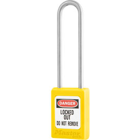 Master Lock Thermoplastic Zenex S31LTYLW Safety Padlock, 1-3/8