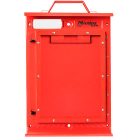 Master Lock Company S3501 MasterLock® Permit Display Case, Wall Mounted, Red, S3501 image.