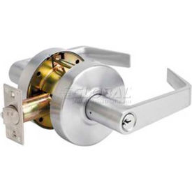Master Lock Company SLCHKE26D Master Lock® Heavy Duty Lever, Keyed Entry W/BumpStop, Brushed Chrome image.