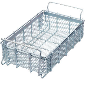 Marlin Steel Wire Products Inc 00-00363272-14-5 Marlin Steel Material Handling Basket 16"L x 10"W x 3-15/16"H - Plain Steel - Price Each for Qty 5+ image.