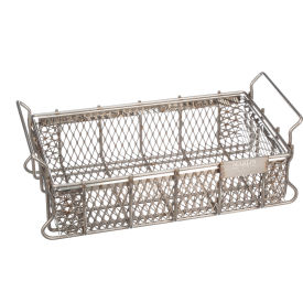 Marlin Steel Wire Products Inc 00-00363278-38 Marlin Steel Material Handling Basket 16"L x 10"W x 3-15/16"H - 0.5" Wire - Stainless Steel image.