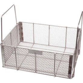 Marlin Steel Wire Products Inc 00-00368189-38-5 Marlin Steel Wire Basket 17"L x 13"W x 6-1/2"H 0.25" Wire - Stainless Steel - Price Each for Qty 5+ image.