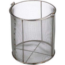 Marlin Steel Wire Products Inc 00-00368205-38-5 Marlin Steel Small Parts Round Wire Basket 5-7/8"Dia x 6-1/2"H Stainless Steel Price Each for Qty 5+ image.
