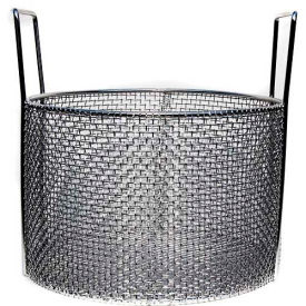 Marlin Steel Wire Products Inc 00-101-31-5 Marlin Steel Stainless Mesh Basket Usable 12x8, Round, #4 Mesh, Price Each for Qty 5+ image.