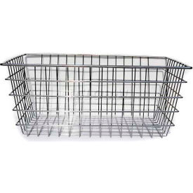 Marlin Steel Wire Products Inc 00-155-12-5 Marlin Steel Nesting Wire Baskets 16x24x10 Chrome Plated, Price Each for Qty 5+ image.