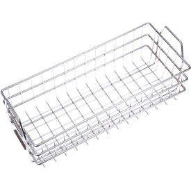 Marlin Steel Wire Products Inc 01514001-12-5 Marlin Steel Chrome Plated Basket 18-1/2"L x 7-1/2"W x 5-1/2"H Plain Steel - Price Each for Qty 5+ image.