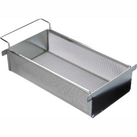 Marlin Steel Wire Products Inc 02044001-31-5 Marlin Steel Sieve Basket with Handles Stainless Steel 19-5/8"L x 6"W x 6"H Price Each for Qty 5+ image.