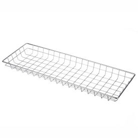 Marlin Steel Wire Products Inc 00-126-12 Marlin Steel Nesting Basket Chrome Plated Steel 26"L x 9"W x 1-1/8"H, Price Each for Qty 1-4 image.