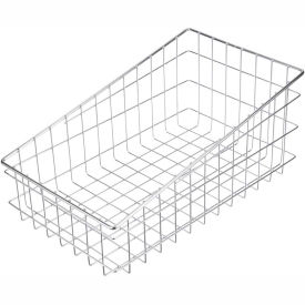 Marlin Steel Wire Products Inc 00-138-12 Marlin Steel Slanted Basket - Chrome Plated Steel 17-7/8"L x 11"W x 8"H image.