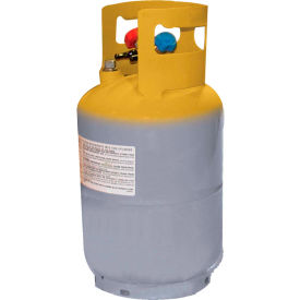 Mastercool Inc. 62010 Mastercool® 62010 30 lb. D.O.T.  Refrigerant Recovery Tank Without Float Switch 1/4" FL-M image.