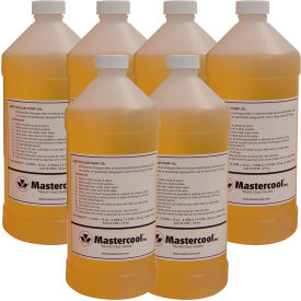 Mastercool Inc. 90032-6 Mastercool® 90032-6 Vacuum Pump Oil / Case of Six 32 Oz Bottles image.