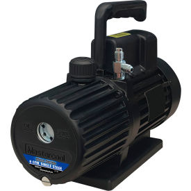 Mastercool Inc. 90066-BL Mastercool Inc.® Black Series Vacuum Pump, Single Stage, 18 oz. Oil Capacity, 110V, 6 CFM image.