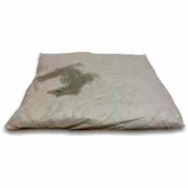 Meltblown Technologies GPP818-20 MBT General Purpose Gray Universal Absorbent Pillows, 18" x 8", 20/Case image.