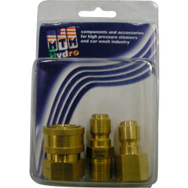 Mtm Hydro Inc. 24.0548 MTM Hydro 4200 psi 3/8" Brass Quick Coupler and Plug Pack image.