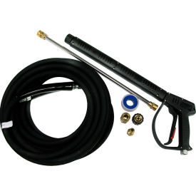 Mtm Hydro Inc. 41.0294 MTM Hydro 4000 psi M407 Pressure Washing Gun Kit with Rubber Hose and Wand image.