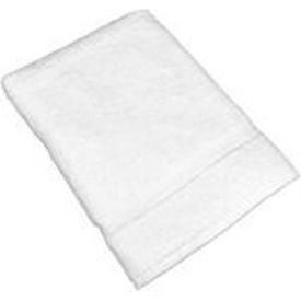 MONARCH BRANDS INST-2450-10.5 Pearl™ Elite Premium Bath Towel, 24" x 50", White, 60 Towels image.