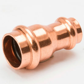 Mueller Industries PF01058 Mueller PRS Fittings 1-1/4" x 3/4" Copper Press X Press W/Reducing Coupling image.