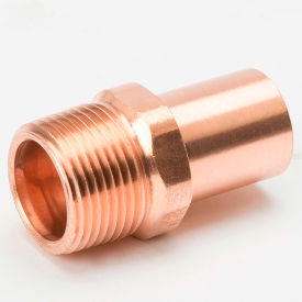 Mueller Industries PF01431 Mueller PRS Fittings 1/2" Copper Fitting X MPT W/Male Adapter image.
