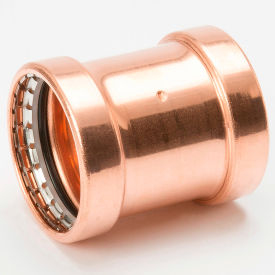 Mueller Industries PF10151 Mueller PRS Fittings 2-1/2" Copper Press X Press W/Coupling With Stop image.