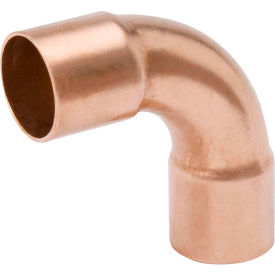 Mueller Industries W 02092 Mueller W 02092 3 In. Wrot Copper 90 Degree Long Radius Elbow - Copper image.