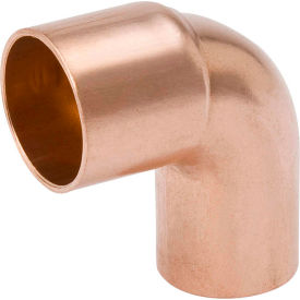 Mueller W 02326 1/2' Wrot Copper 90 Degree Long Radius Street Elbow - Street X Copper
