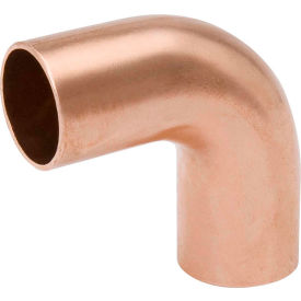 Mueller Industries W 02634 Mueller W 02634 3/4 In. Wrot Copper 90 Degree Long Radius Elbow - Street X Street image.