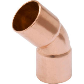 Mueller Industries W 03063 Mueller W 03063 2-1/2 In. Wrot Copper 45 Degree Elbow - Copper image.