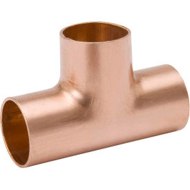 Mueller Industries W 04068 Mueller W 04068 1-1/4 In. Wrot Copper Tee - Copper image.