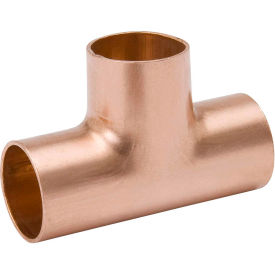 Mueller Industries W 04084 Mueller W 04084 1-1/2 In. Wrot Copper Tee - Copper image.