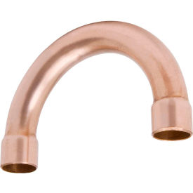 Mueller Industries W 06058 Mueller W 06058 1/2 In. X 2-1/2 In. Wrot Copper Return Bend - Copper image.