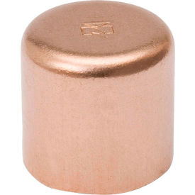 Mueller Industries W 07012 Mueller W 07012 1-1/4 In. Wrot Copper Cap - Copper image.