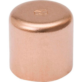Mueller Industries W 07016 Mueller W 07016 3 In. Wrot Copper Cap - Copper image.